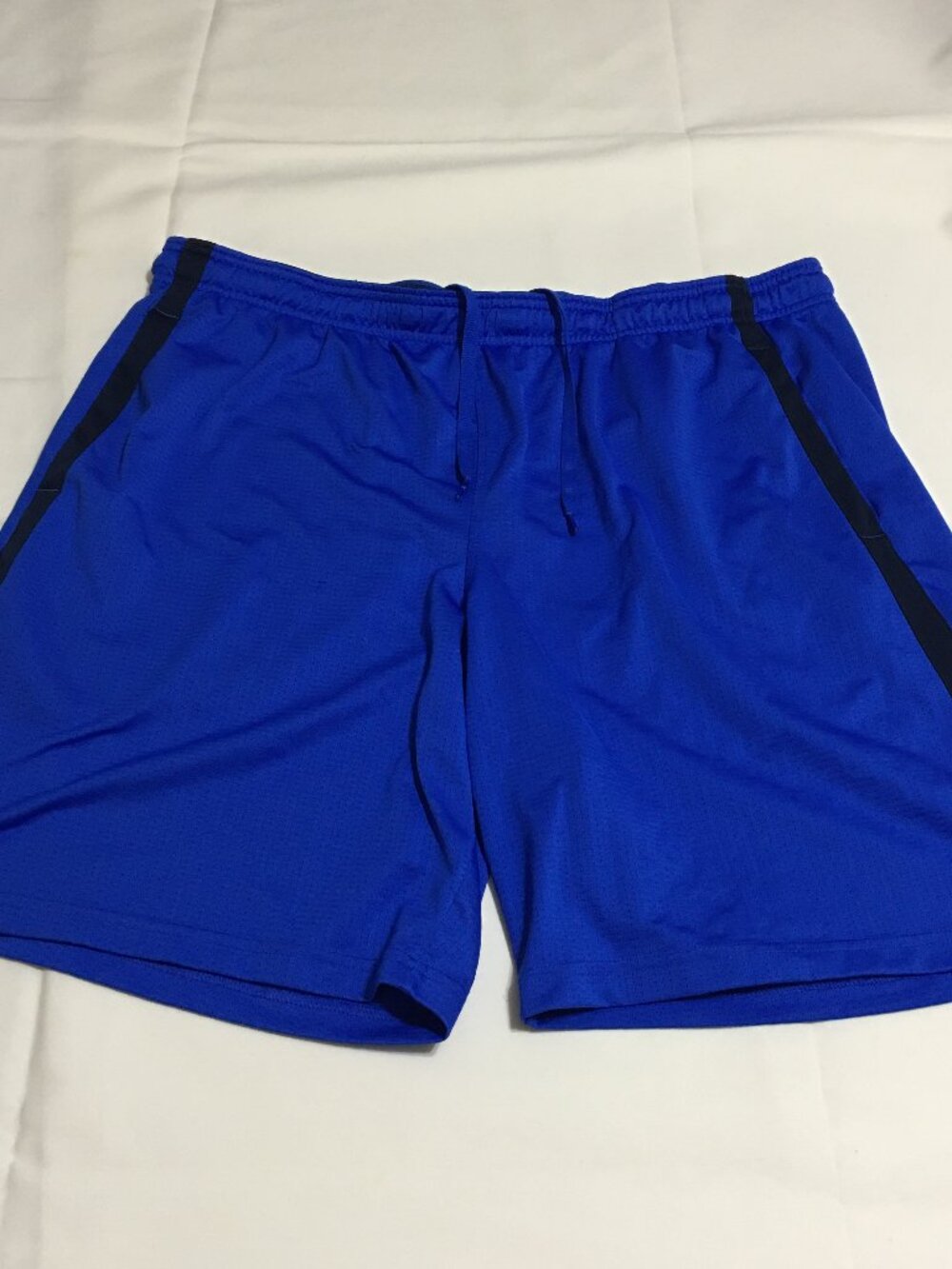 Under Armour Shorts Mens 2XL Blue HeatGear Mesh Athletic Running Training